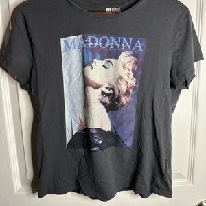 H&M Charcoal Graphic Tee with Iconic Print